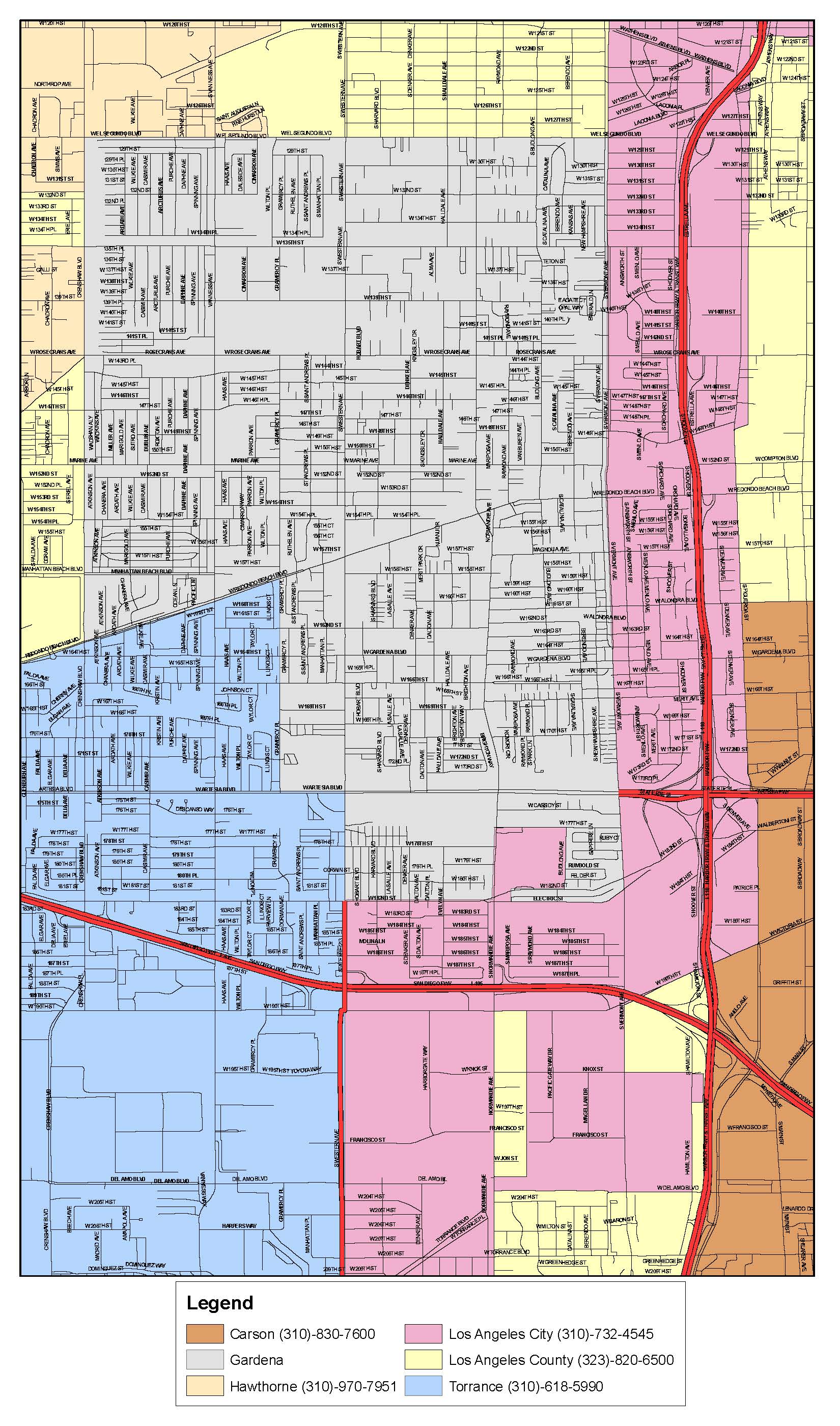 Map of Gardena Ca: Discover Hidden Gems & Attractions